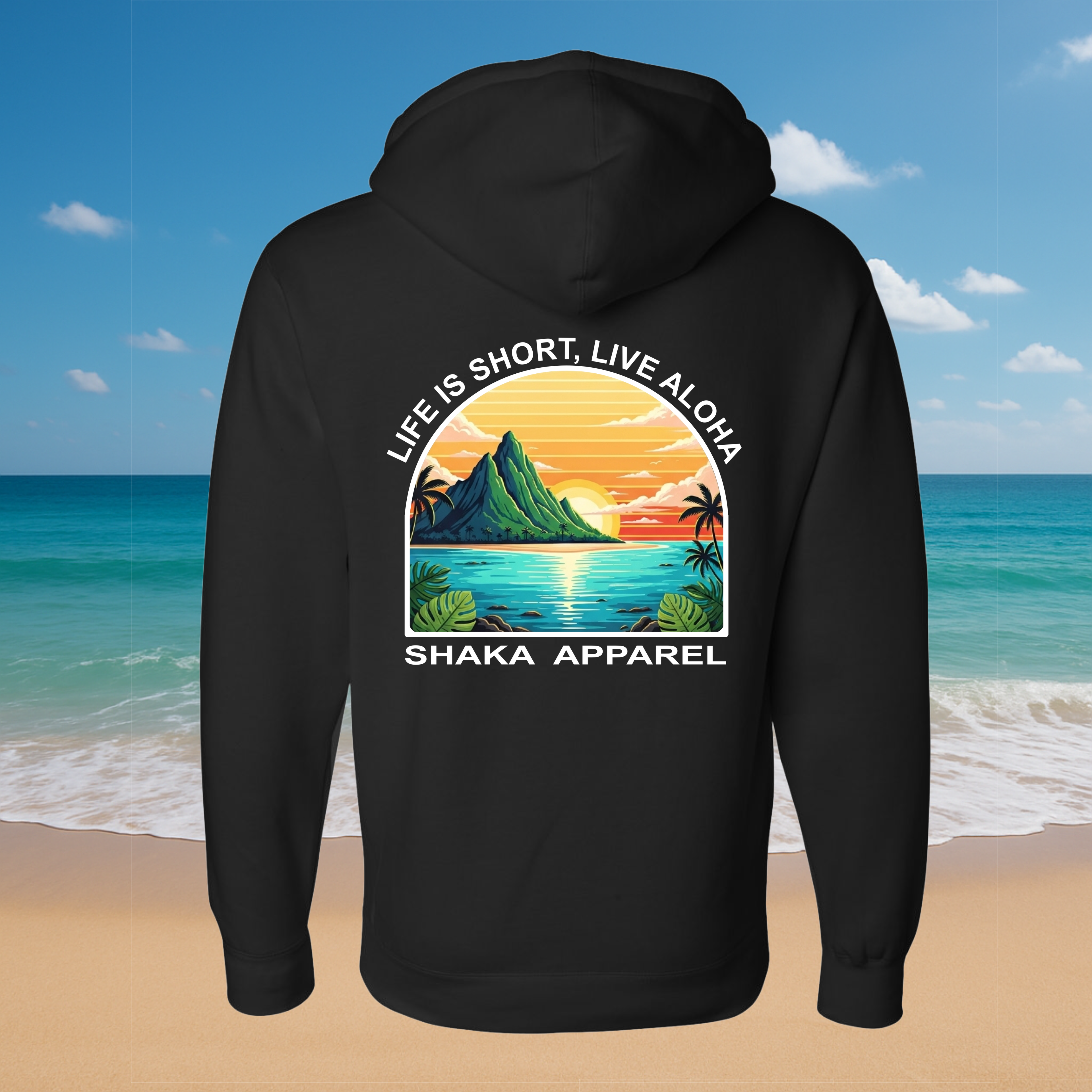 Life Is Short, Live Aloha Hoodie