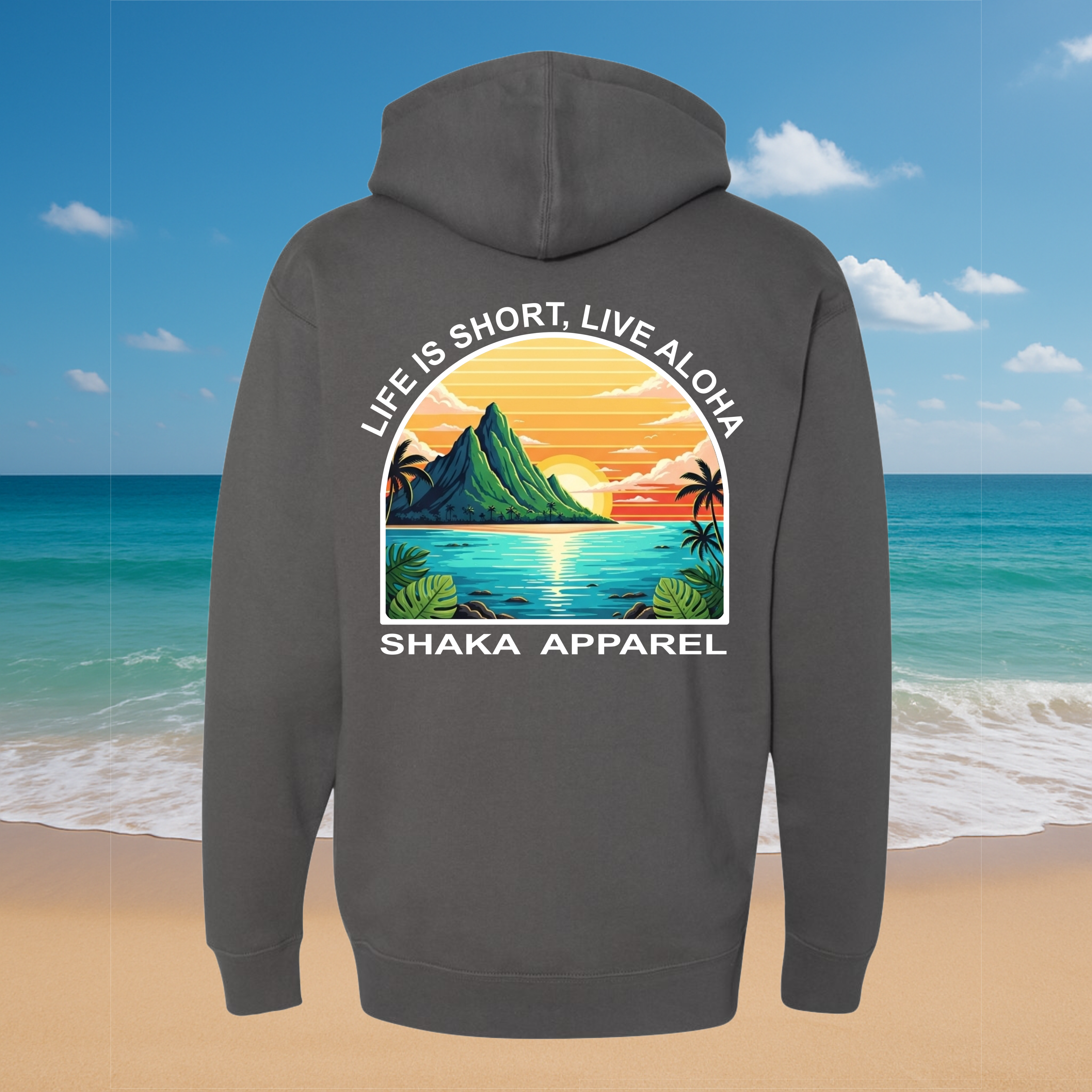 Life Is Short, Live Aloha Hoodie