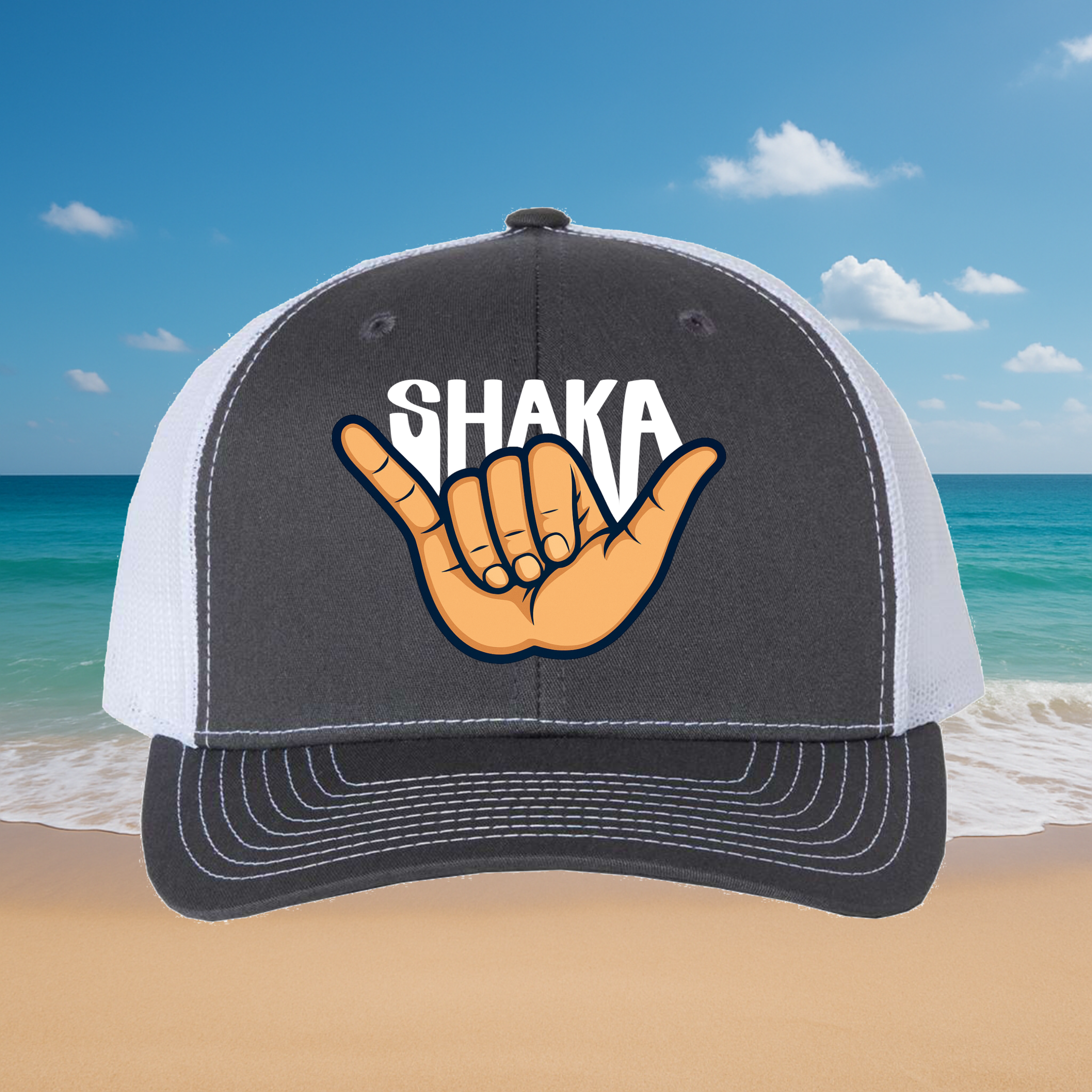 Shaka Embroidered Trucker Hat