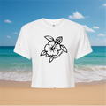 Distressed Honu Crop Top