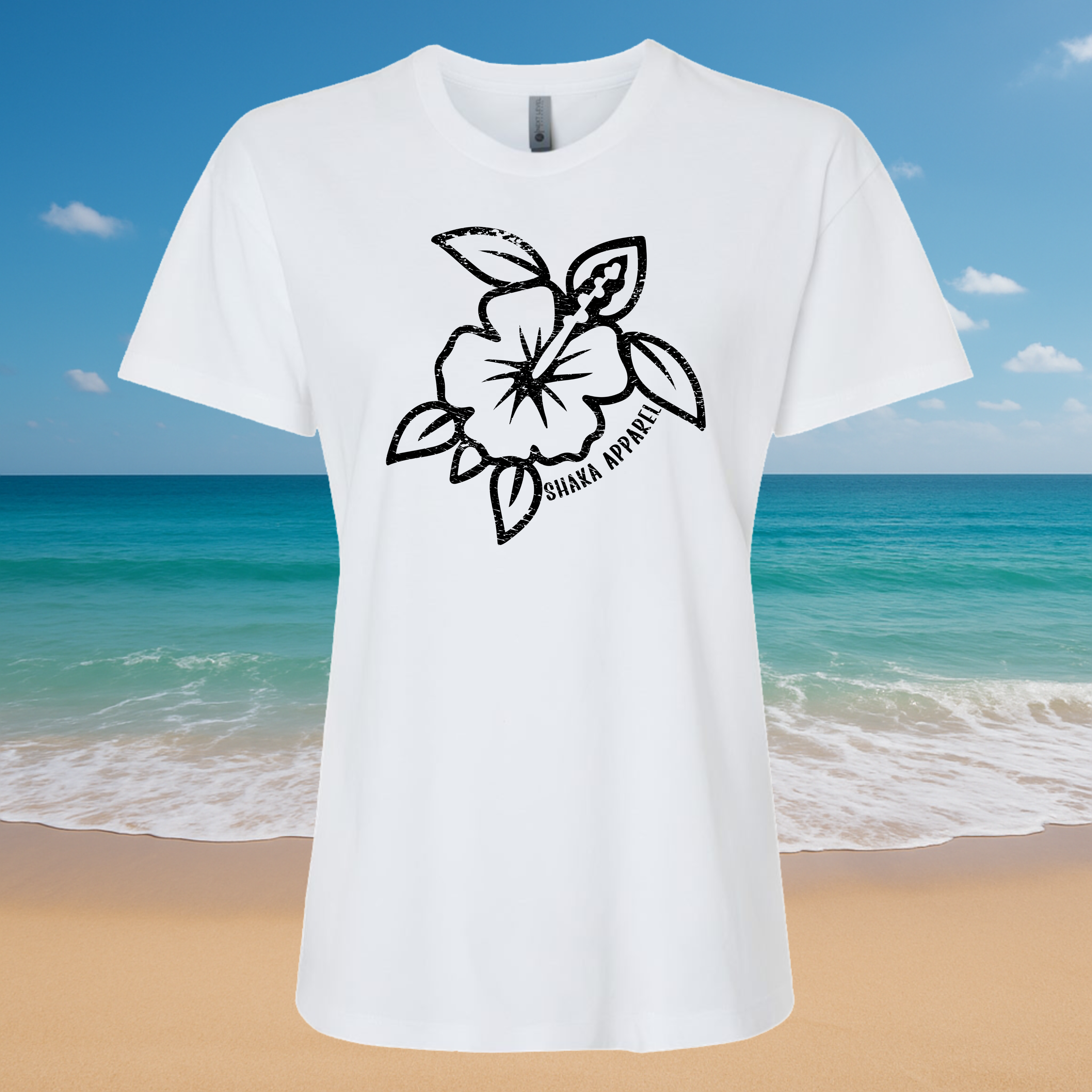 Women's Distressed Honu T Shirt